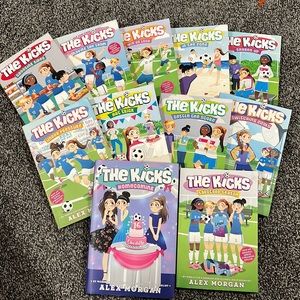 The Kicks Series lot of 11 books by Alex Morgan. Like New condition.